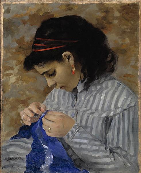 Pierre-Auguste Renoir Lise Sewing china oil painting image